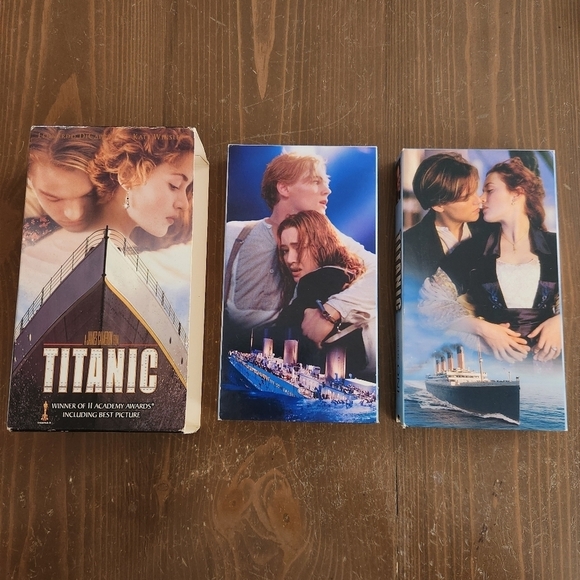 Titanic VHS, 1998, 2-Tape Set Very Good Condition Tested And Working Vintage - Picture 7 of 10